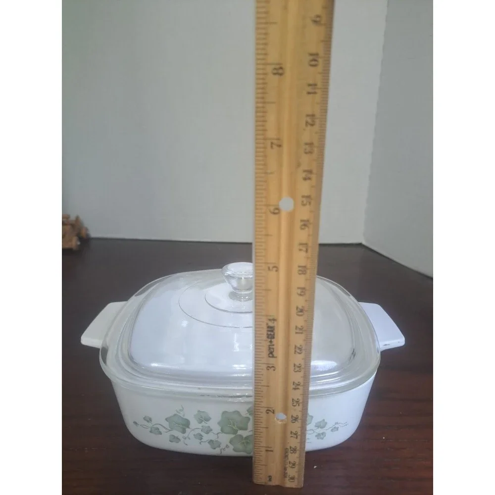 Vintage Corningware Callaway Green Ivy 1 Quart Casserole Dish